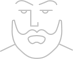 Beard Care icon (unselected)